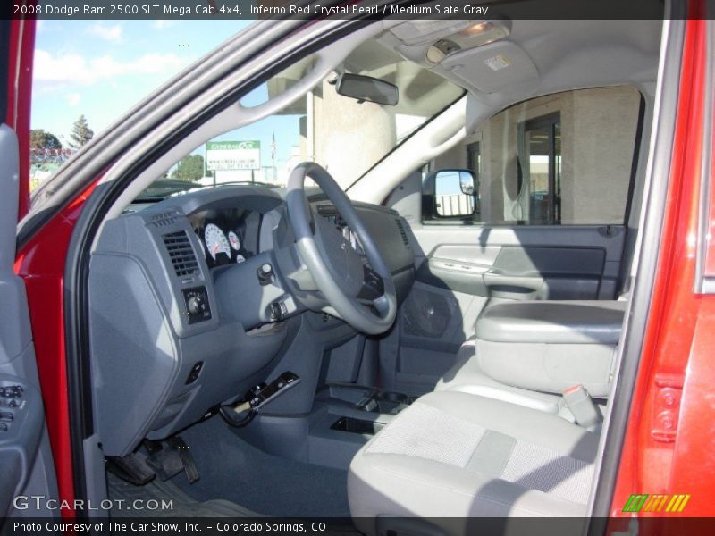 Inferno Red Crystal Pearl / Medium Slate Gray 2008 Dodge Ram 2500 SLT Mega Cab 4x4