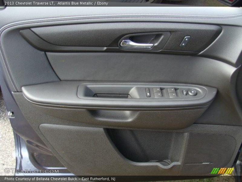 Atlantis Blue Metallic / Ebony 2013 Chevrolet Traverse LT