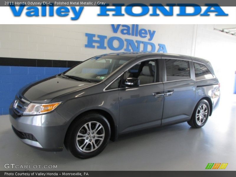 Polished Metal Metallic / Gray 2011 Honda Odyssey EX-L