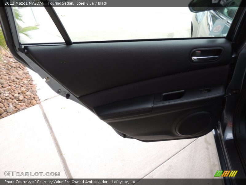 Steel Blue / Black 2012 Mazda MAZDA6 i Touring Sedan
