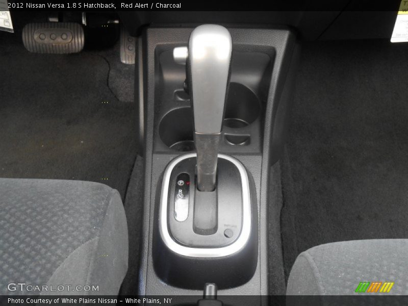 Red Alert / Charcoal 2012 Nissan Versa 1.8 S Hatchback