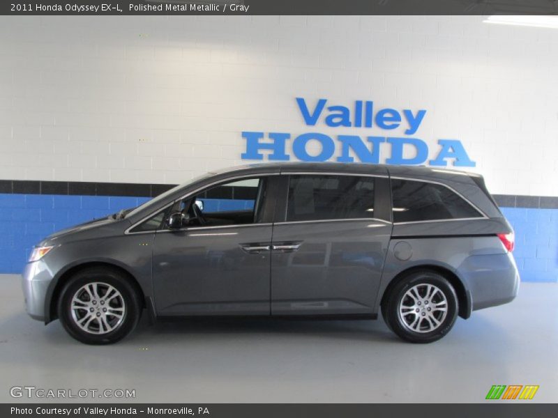 Polished Metal Metallic / Gray 2011 Honda Odyssey EX-L