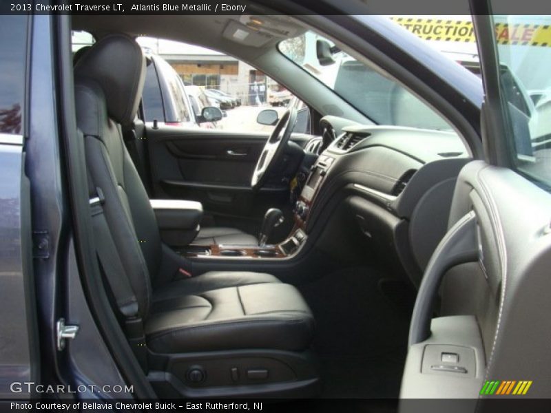 Atlantis Blue Metallic / Ebony 2013 Chevrolet Traverse LT