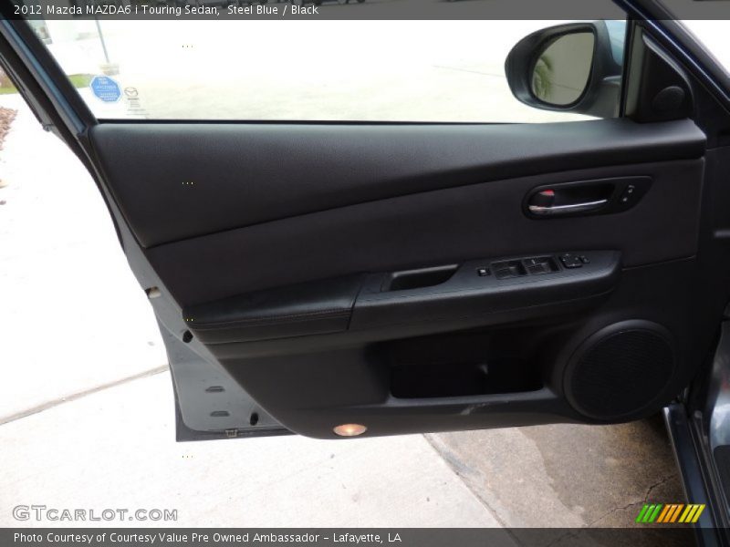 Steel Blue / Black 2012 Mazda MAZDA6 i Touring Sedan