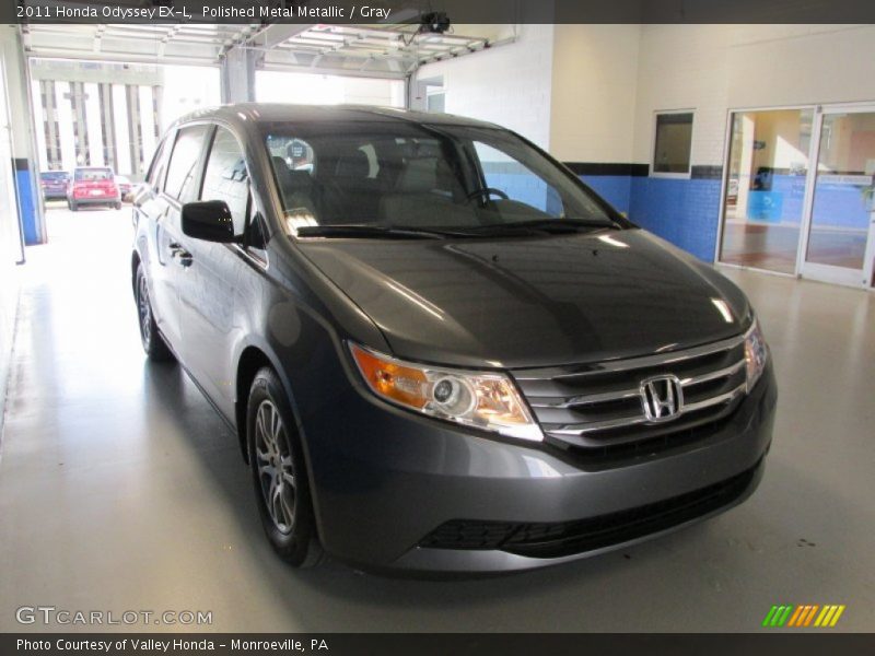 Polished Metal Metallic / Gray 2011 Honda Odyssey EX-L