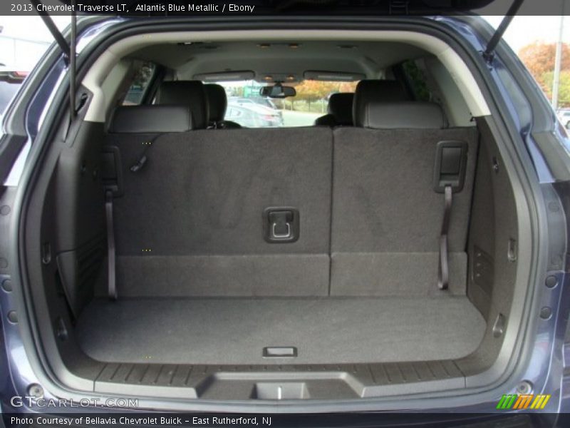 Atlantis Blue Metallic / Ebony 2013 Chevrolet Traverse LT