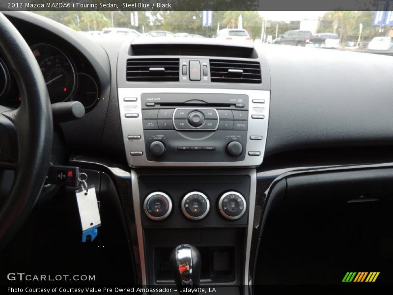 Steel Blue / Black 2012 Mazda MAZDA6 i Touring Sedan