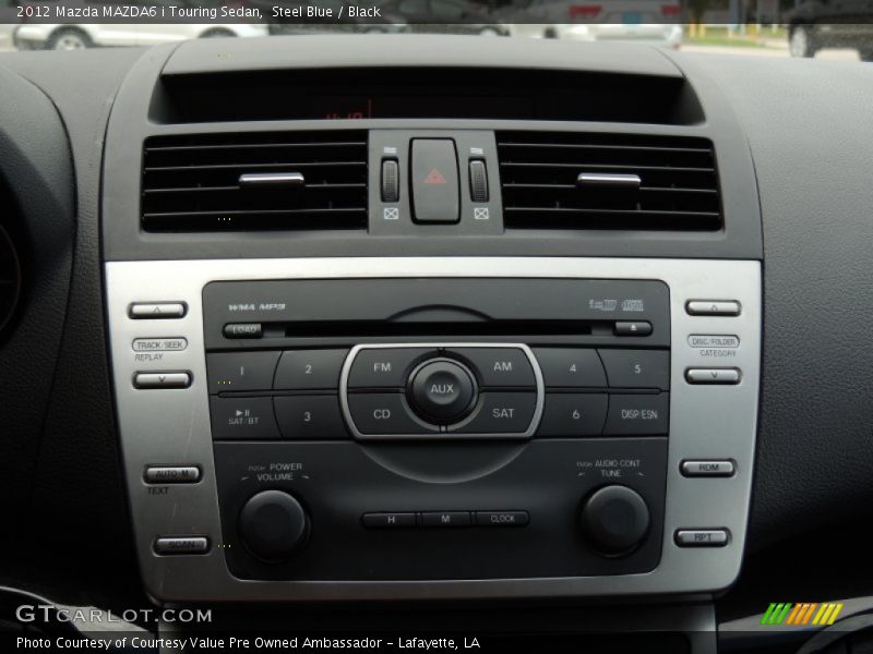 Steel Blue / Black 2012 Mazda MAZDA6 i Touring Sedan