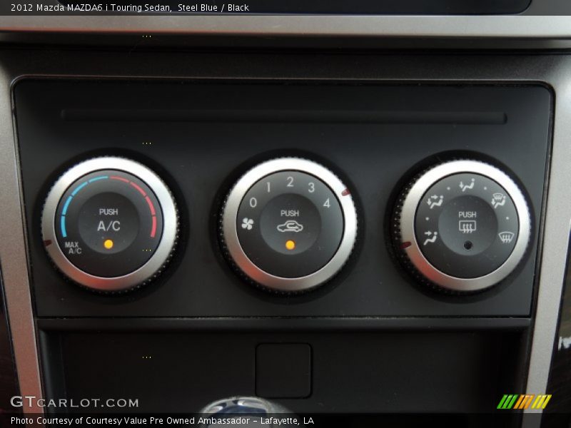 Steel Blue / Black 2012 Mazda MAZDA6 i Touring Sedan