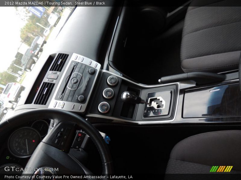 Steel Blue / Black 2012 Mazda MAZDA6 i Touring Sedan