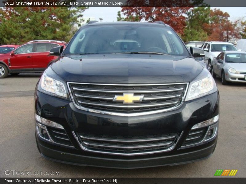 Black Granite Metallic / Ebony 2013 Chevrolet Traverse LTZ AWD
