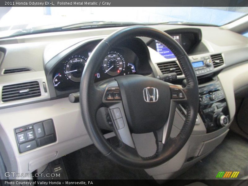 Polished Metal Metallic / Gray 2011 Honda Odyssey EX-L