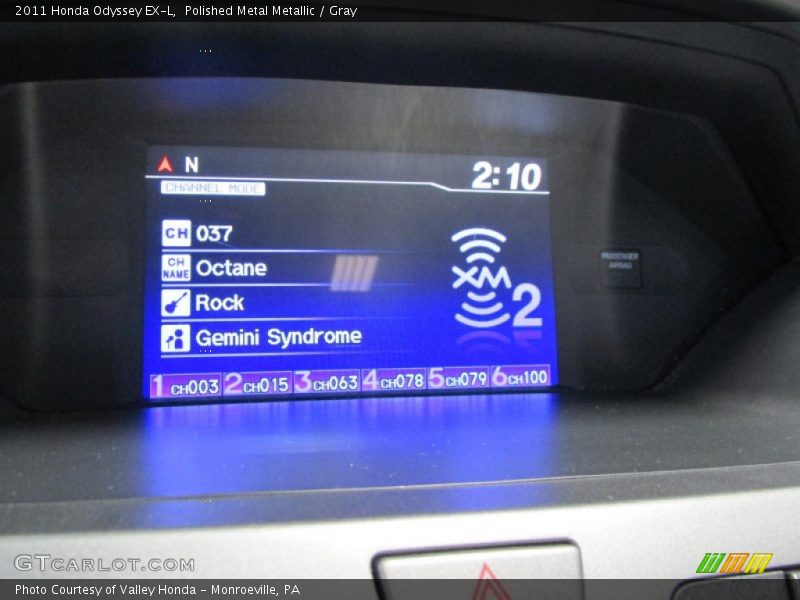 Polished Metal Metallic / Gray 2011 Honda Odyssey EX-L