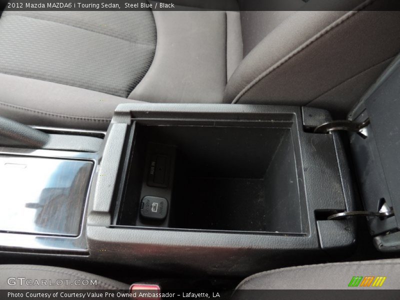 Steel Blue / Black 2012 Mazda MAZDA6 i Touring Sedan