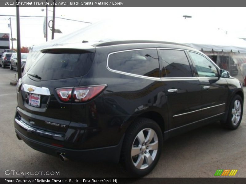 Black Granite Metallic / Ebony 2013 Chevrolet Traverse LTZ AWD