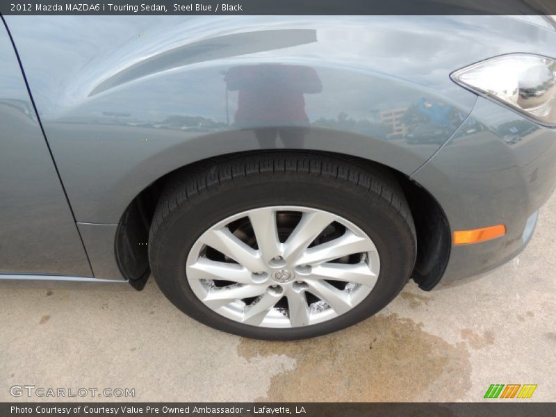 Steel Blue / Black 2012 Mazda MAZDA6 i Touring Sedan