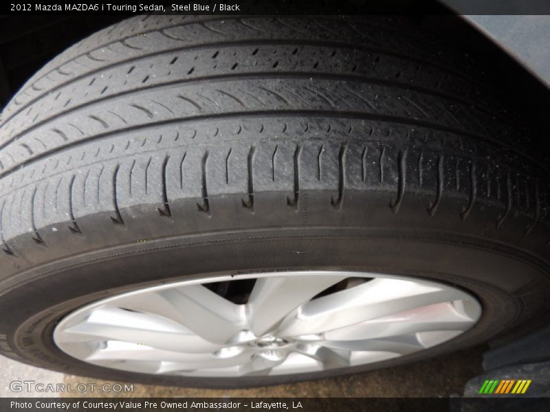 Steel Blue / Black 2012 Mazda MAZDA6 i Touring Sedan