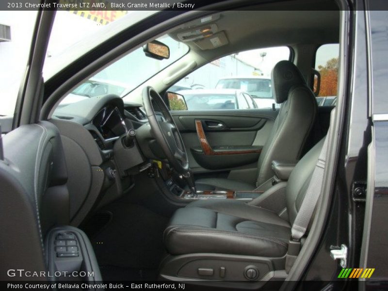 Black Granite Metallic / Ebony 2013 Chevrolet Traverse LTZ AWD