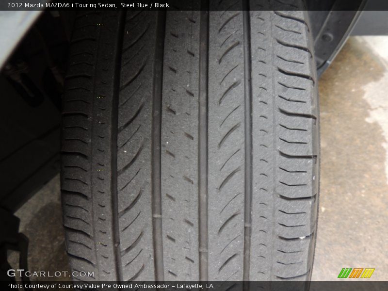 Steel Blue / Black 2012 Mazda MAZDA6 i Touring Sedan