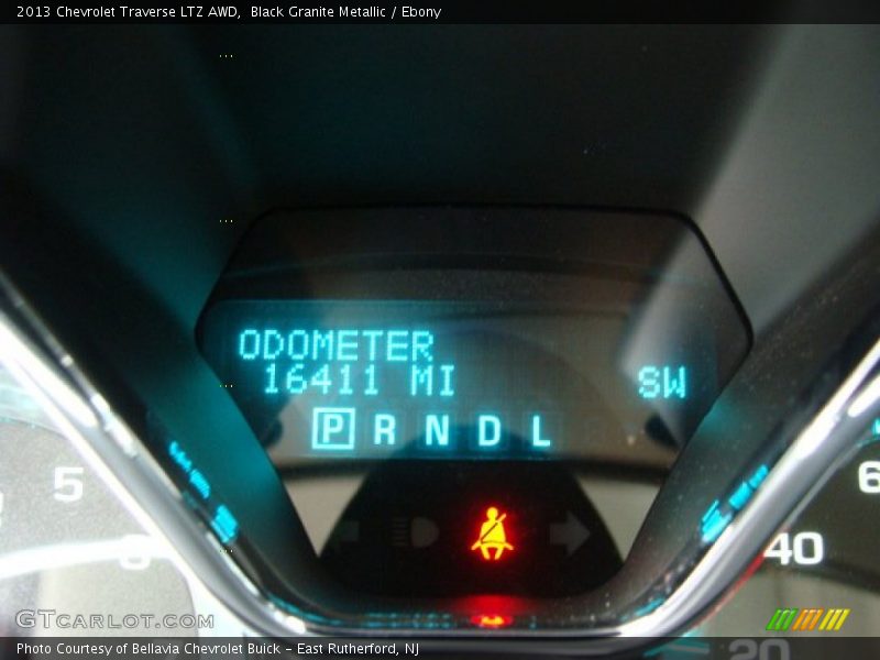 Black Granite Metallic / Ebony 2013 Chevrolet Traverse LTZ AWD