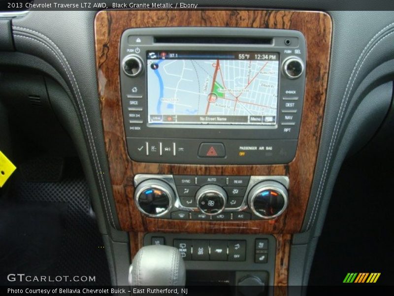 Black Granite Metallic / Ebony 2013 Chevrolet Traverse LTZ AWD
