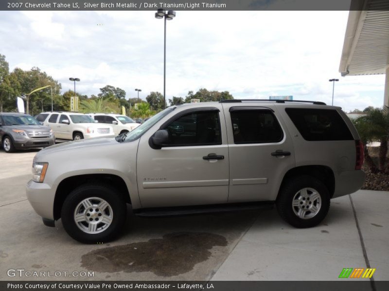 Silver Birch Metallic / Dark Titanium/Light Titanium 2007 Chevrolet Tahoe LS