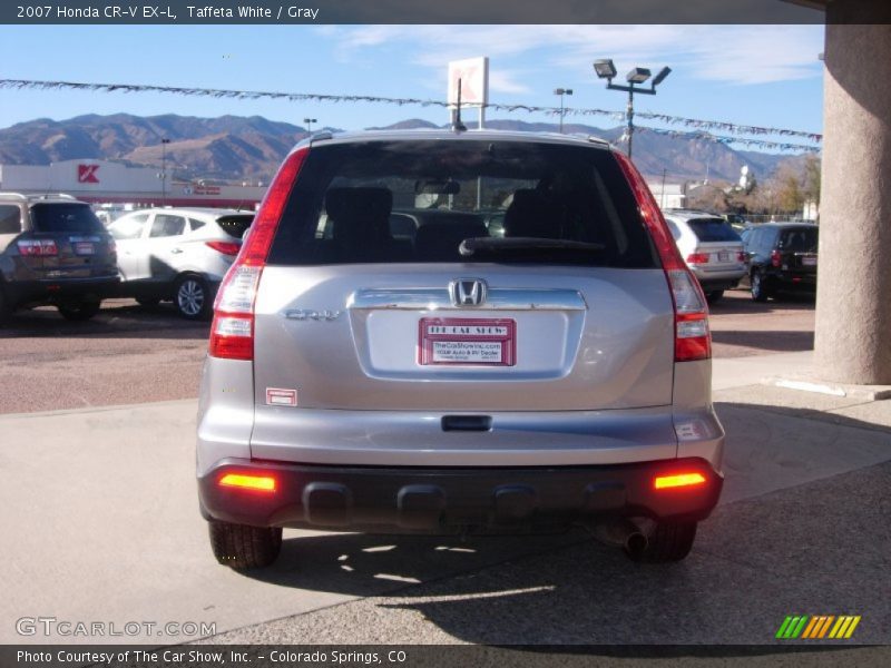 Taffeta White / Gray 2007 Honda CR-V EX-L