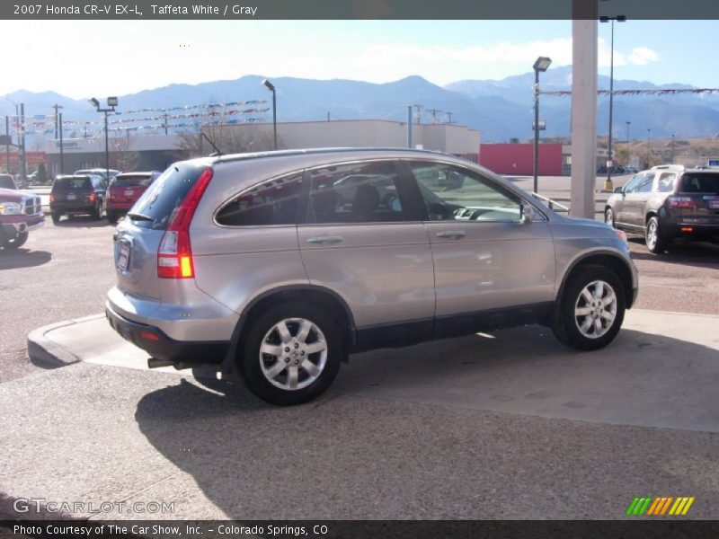 Taffeta White / Gray 2007 Honda CR-V EX-L