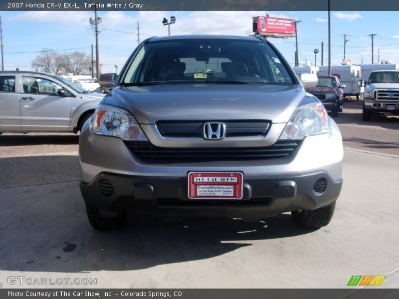 Taffeta White / Gray 2007 Honda CR-V EX-L