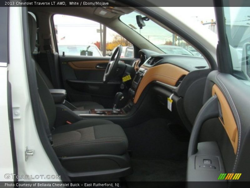 White / Ebony/Mojave 2013 Chevrolet Traverse LT AWD