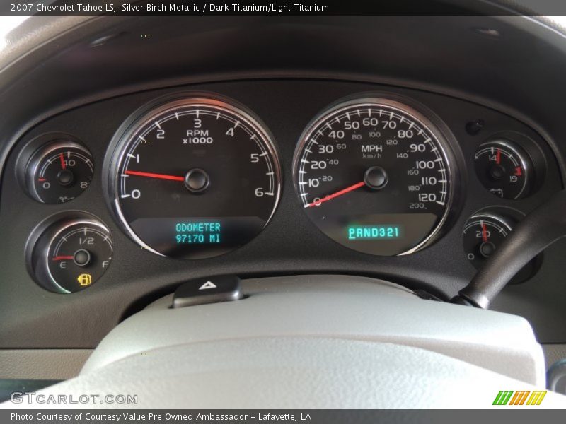 Silver Birch Metallic / Dark Titanium/Light Titanium 2007 Chevrolet Tahoe LS
