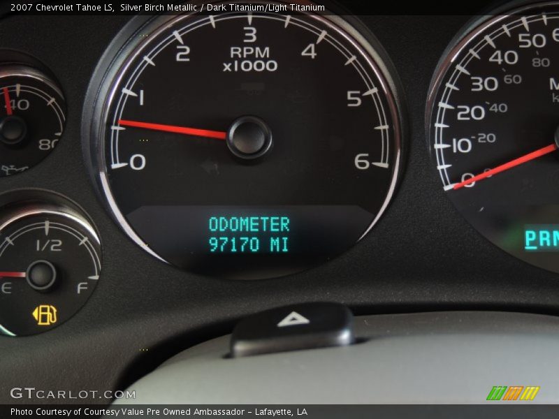Silver Birch Metallic / Dark Titanium/Light Titanium 2007 Chevrolet Tahoe LS