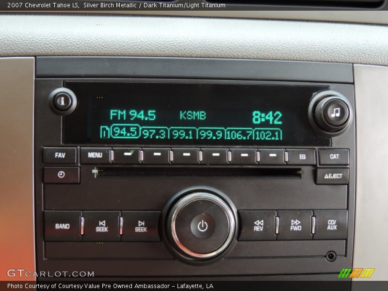 Silver Birch Metallic / Dark Titanium/Light Titanium 2007 Chevrolet Tahoe LS
