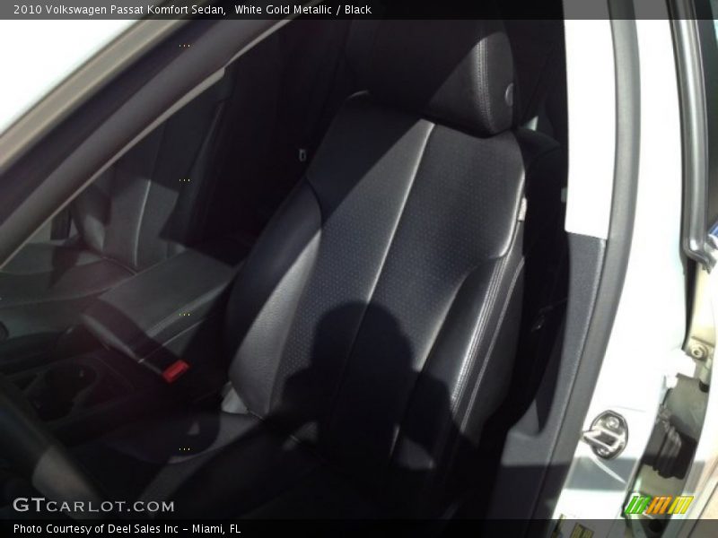 White Gold Metallic / Black 2010 Volkswagen Passat Komfort Sedan
