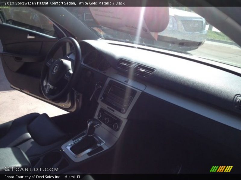 White Gold Metallic / Black 2010 Volkswagen Passat Komfort Sedan