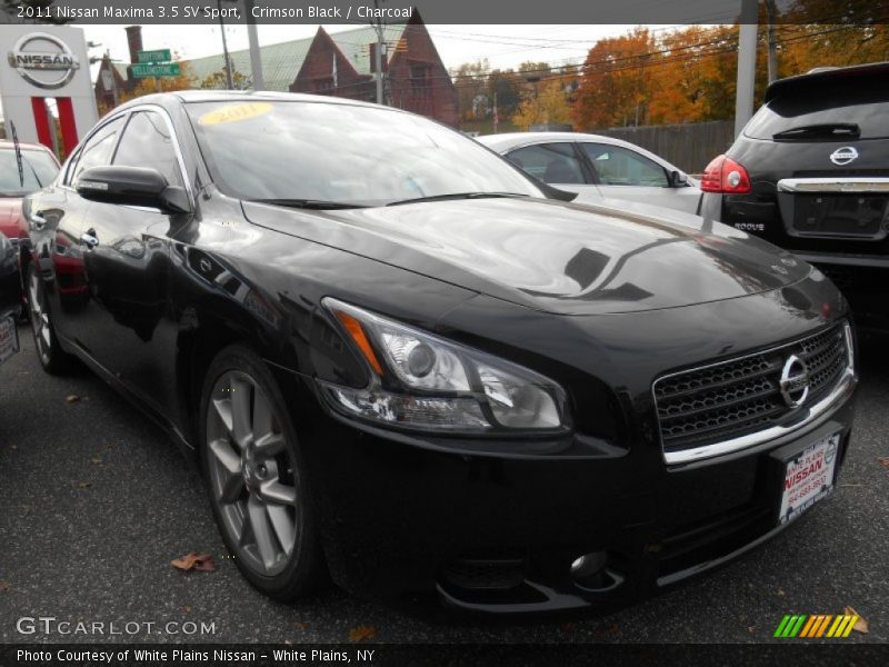 Crimson Black / Charcoal 2011 Nissan Maxima 3.5 SV Sport