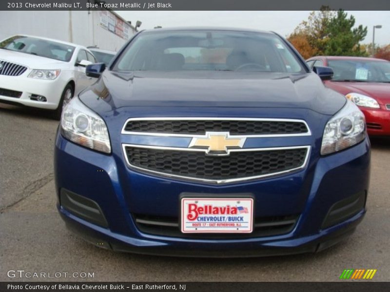 Blue Topaz Metallic / Jet Black 2013 Chevrolet Malibu LT