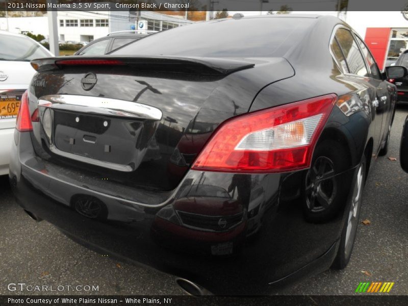 Crimson Black / Charcoal 2011 Nissan Maxima 3.5 SV Sport