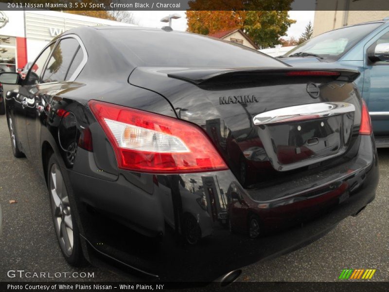 Crimson Black / Charcoal 2011 Nissan Maxima 3.5 SV Sport