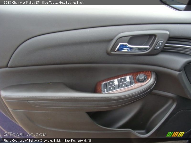 Blue Topaz Metallic / Jet Black 2013 Chevrolet Malibu LT