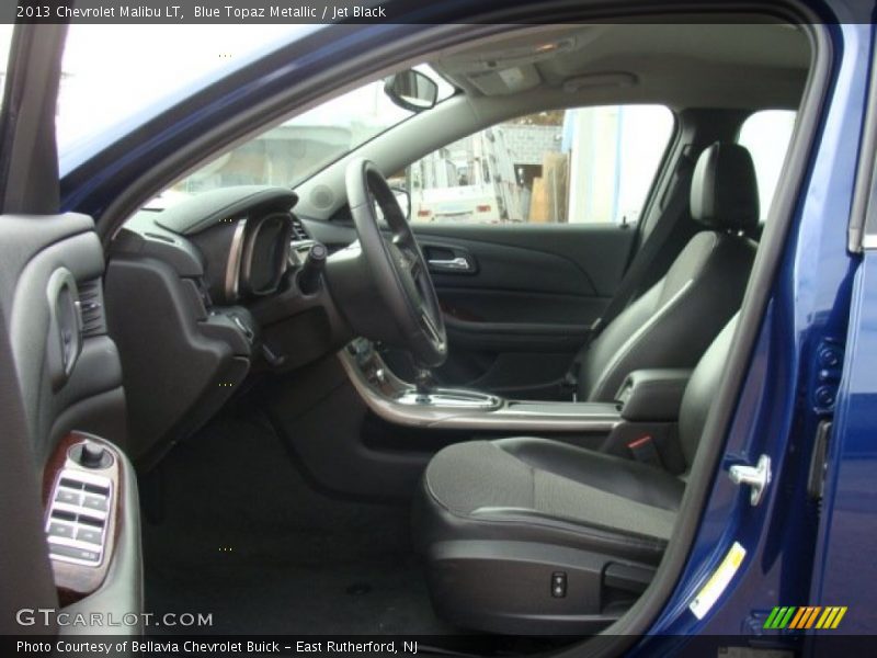 Blue Topaz Metallic / Jet Black 2013 Chevrolet Malibu LT