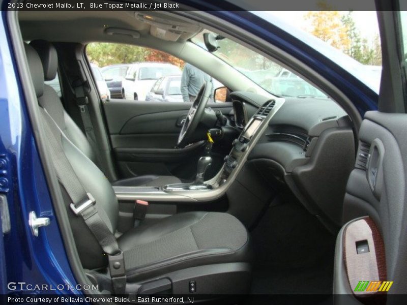 Blue Topaz Metallic / Jet Black 2013 Chevrolet Malibu LT