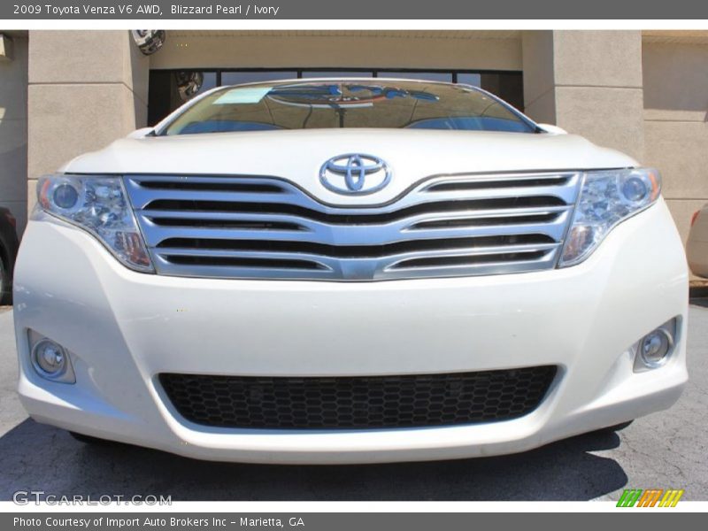 Blizzard Pearl / Ivory 2009 Toyota Venza V6 AWD