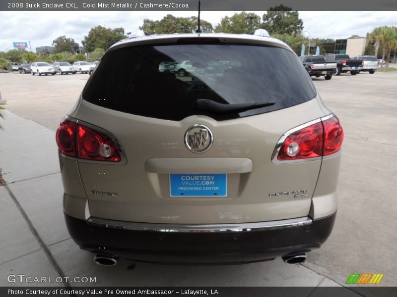 Gold Mist Metallic / Cashmere/Cocoa 2008 Buick Enclave CXL