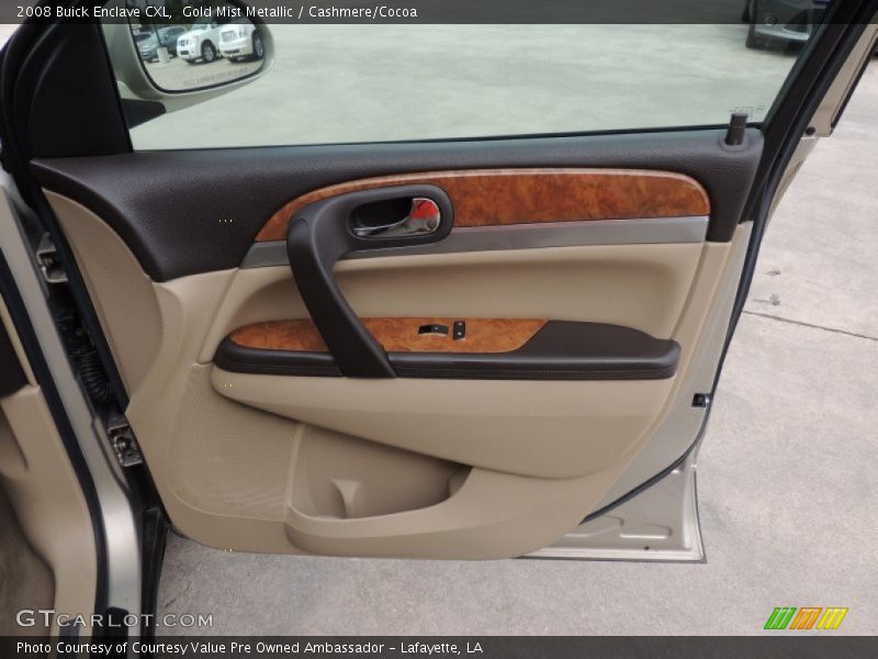 Gold Mist Metallic / Cashmere/Cocoa 2008 Buick Enclave CXL