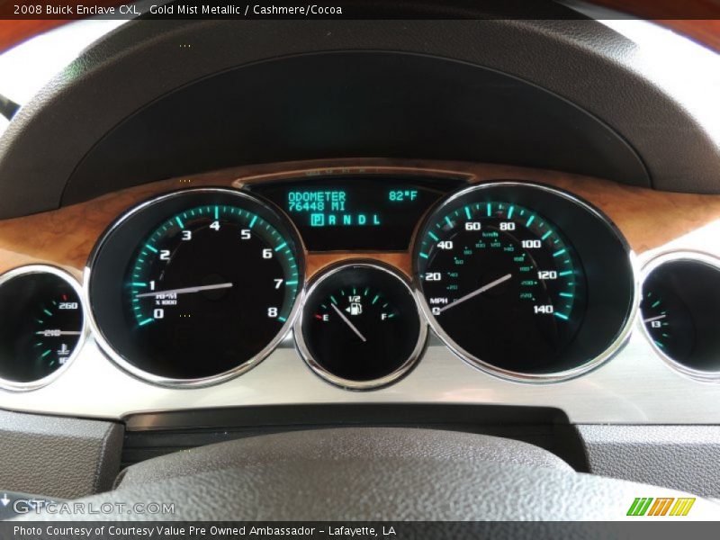 Gold Mist Metallic / Cashmere/Cocoa 2008 Buick Enclave CXL