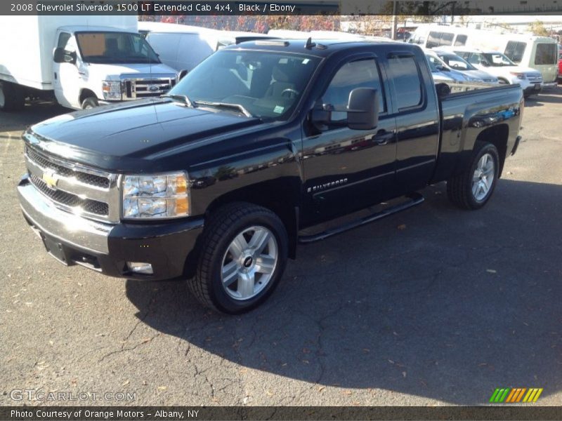 Black / Ebony 2008 Chevrolet Silverado 1500 LT Extended Cab 4x4