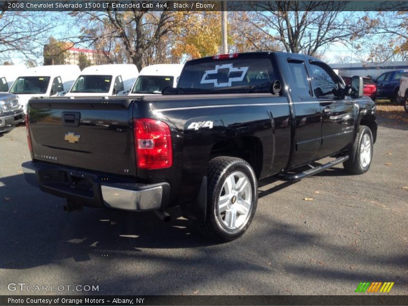 Black / Ebony 2008 Chevrolet Silverado 1500 LT Extended Cab 4x4