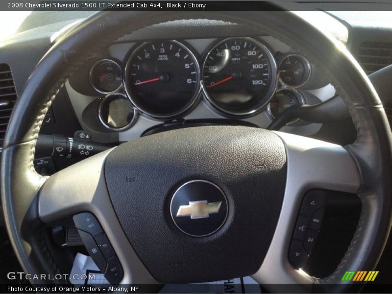 Black / Ebony 2008 Chevrolet Silverado 1500 LT Extended Cab 4x4