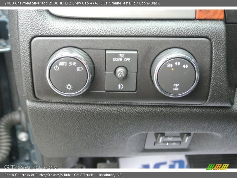 Blue Granite Metallic / Ebony Black 2008 Chevrolet Silverado 2500HD LTZ Crew Cab 4x4